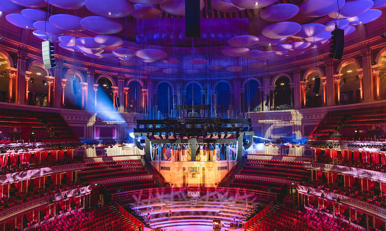 Royal Albert Hall audiosysteem Royal Albert Hall audiosysteem